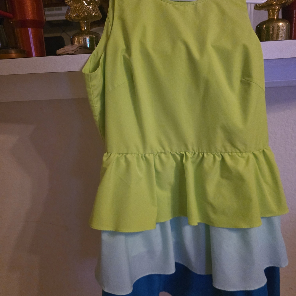 Vibrant Layered Mini Dress